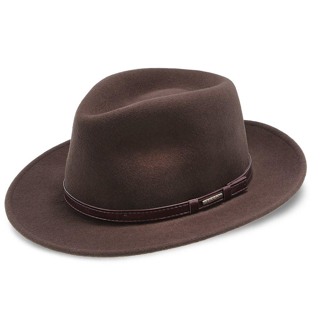 Stetson Cruiser Crushable Wool Felt Fedora Hat – Fashionable Hats