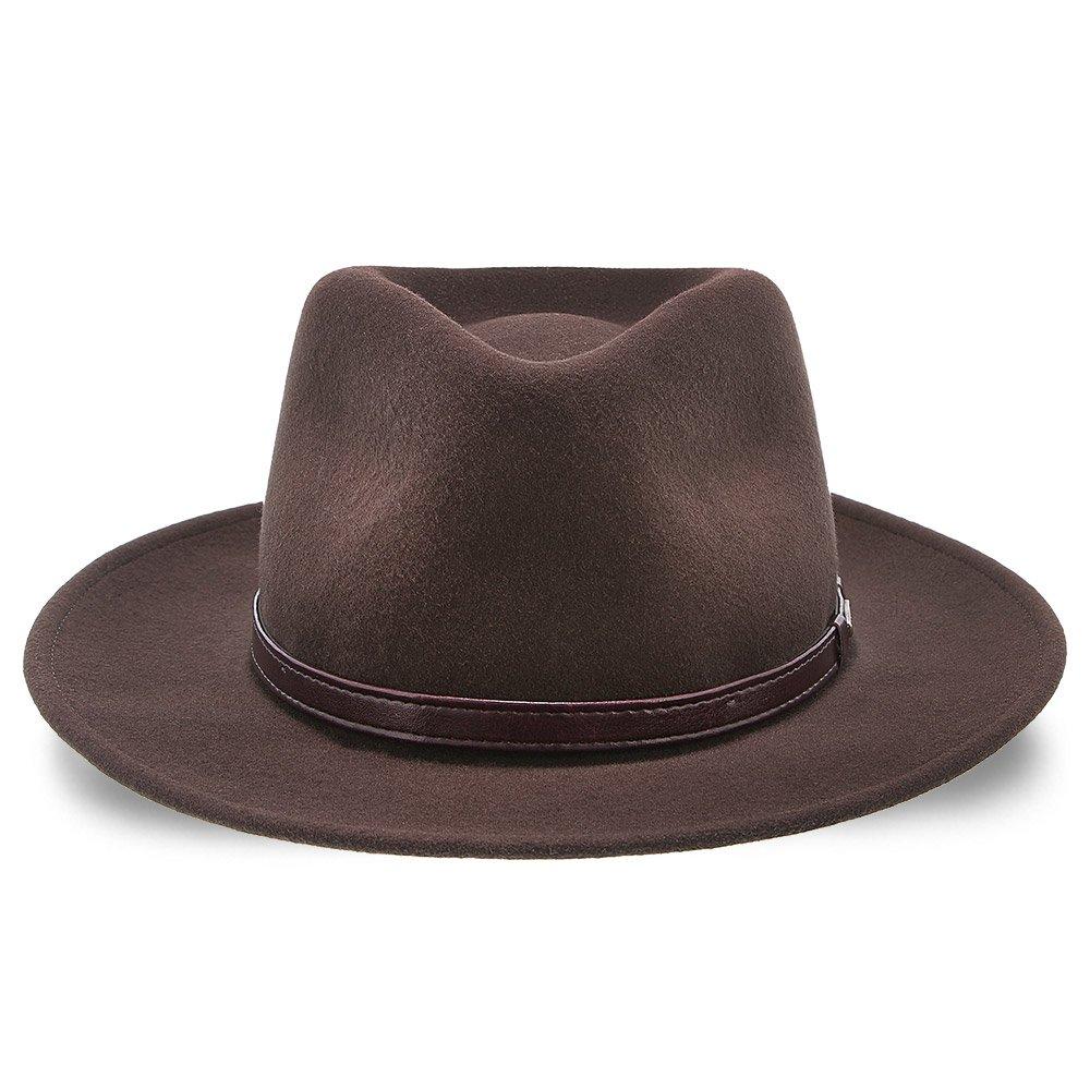 crushable wool felt fedora