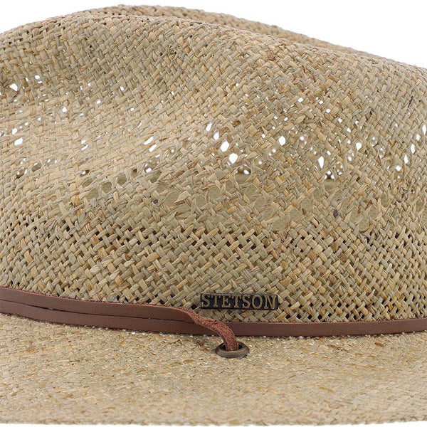 Terrace Stetson Outdoor Vented Seagrass Fedora Hat