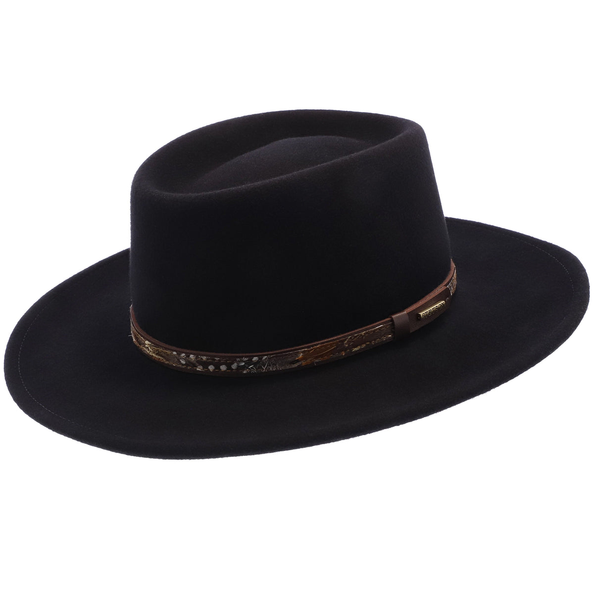 Kelso - Stetson Crushable Wool Felt Gambler Hat | Fashionable Hats