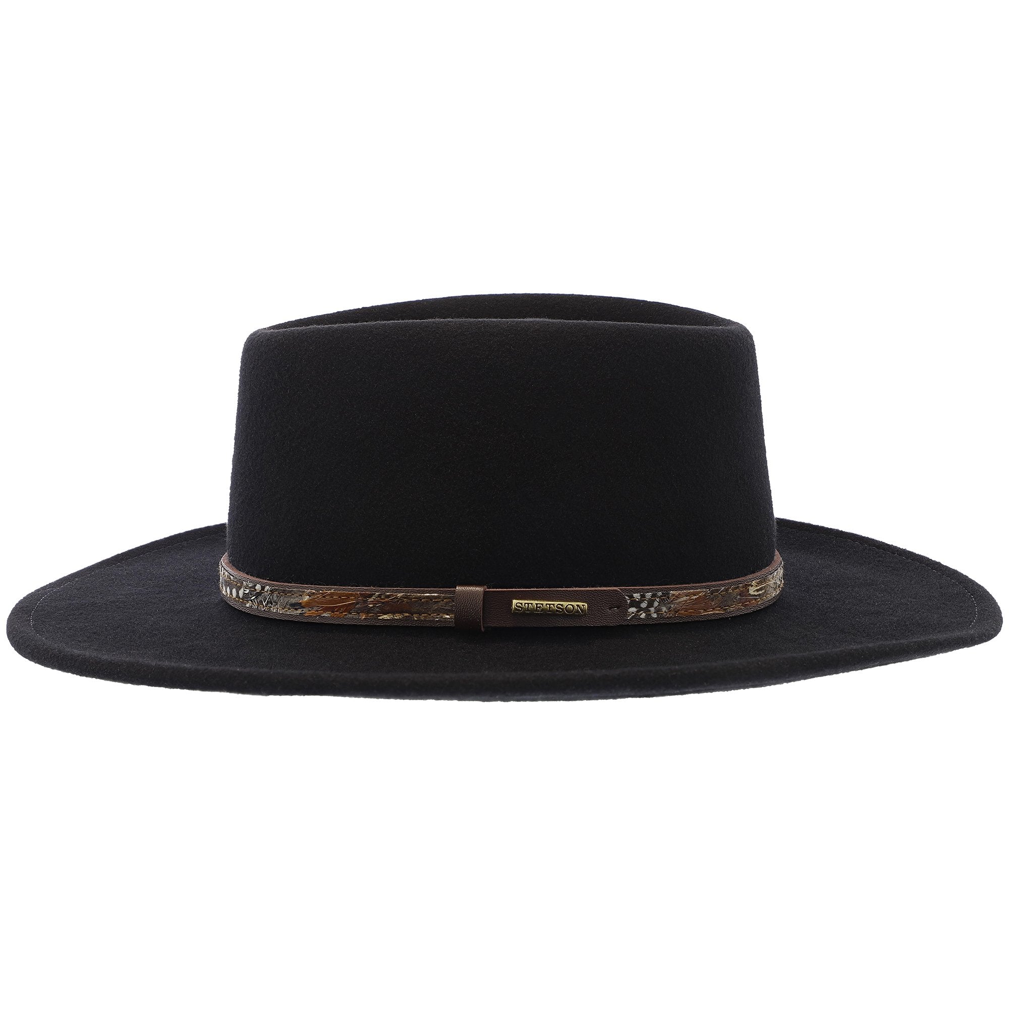 Kelso - Stetson Crushable Wool Felt Gambler Hat – Fashionable Hats