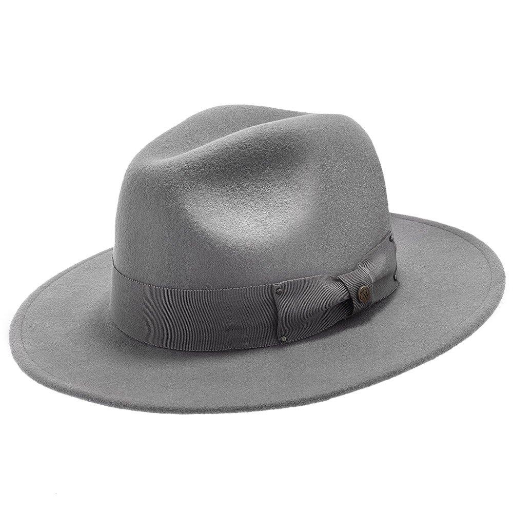 Empire Walrus Hats Grey Wool Felt Fedora Hat