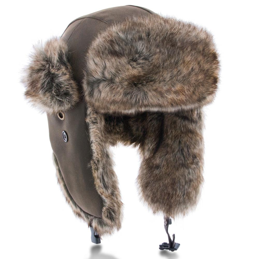 Walrus Hats Faux Fur Brown Trapper Hat | Fashionable Hats