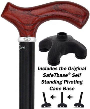 Realistic Wood: Adjustable Cane w/ Wooden Handle – Fashionable Canes