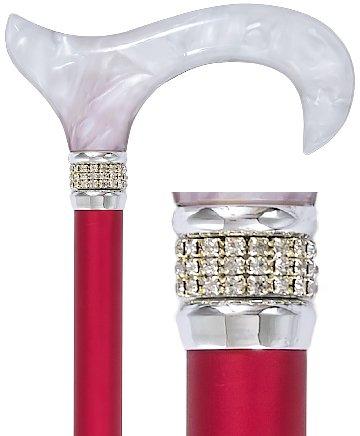 Pink Rhinestone Bling Walking Cane Sparkling Glamorous Multiple