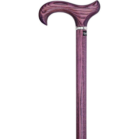 Blue Slim Line Chrome Plated Fritz Walking Cane With Blue Ash Shaft and  Pewter Swirl Collar