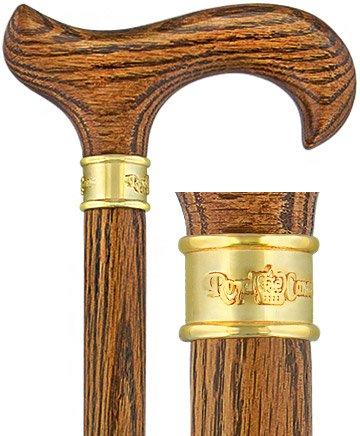 Solid Fritz Wood Walking Cane Matte Bronze (1006.001.FRC) - Walking Cane  Company