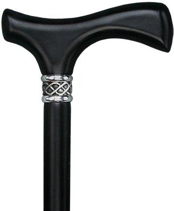 Height adjustable, carbon fibre cane with soft-touch Fritz handle