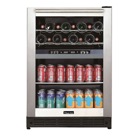 Image of Magic Chef Dual-Zone Built-In Wine and Beverage Center
