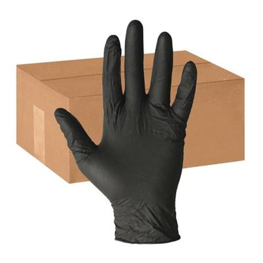 Curad Durable Nitrile Exam Gloves 40CT Black (New) - 