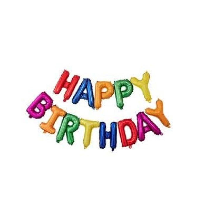 Dentt Happy Birthday Letters Party Balloons (New-FS) - 