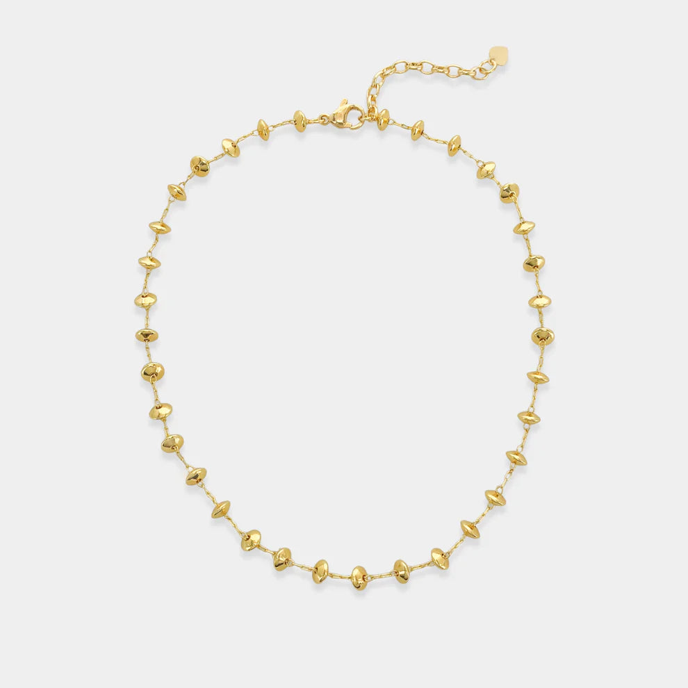 Saucer Bead Necklace