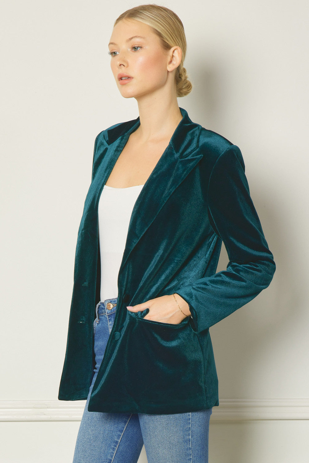 Nico Velvet Boyfriend Blazer FINAL SALE – Emilia Gray