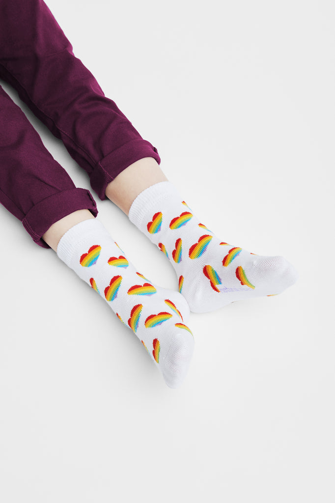 Rainbow kids socks – Natural Vibes Clothing