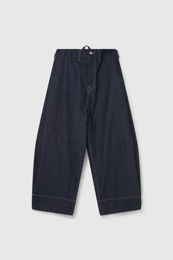 Unisex Blue Organic Denim Jeans Straight Leg Fit - Sizes 26 -36