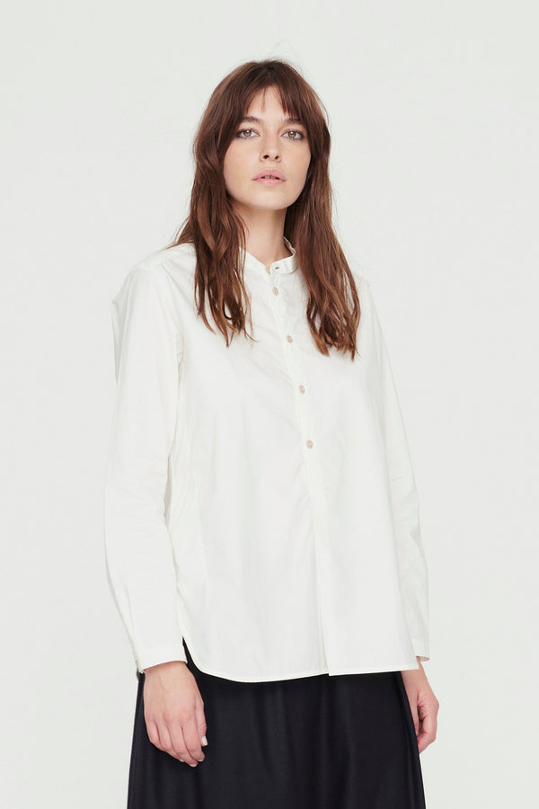 THE BOTANIST SHIRT / CRISP COTTON CHALK