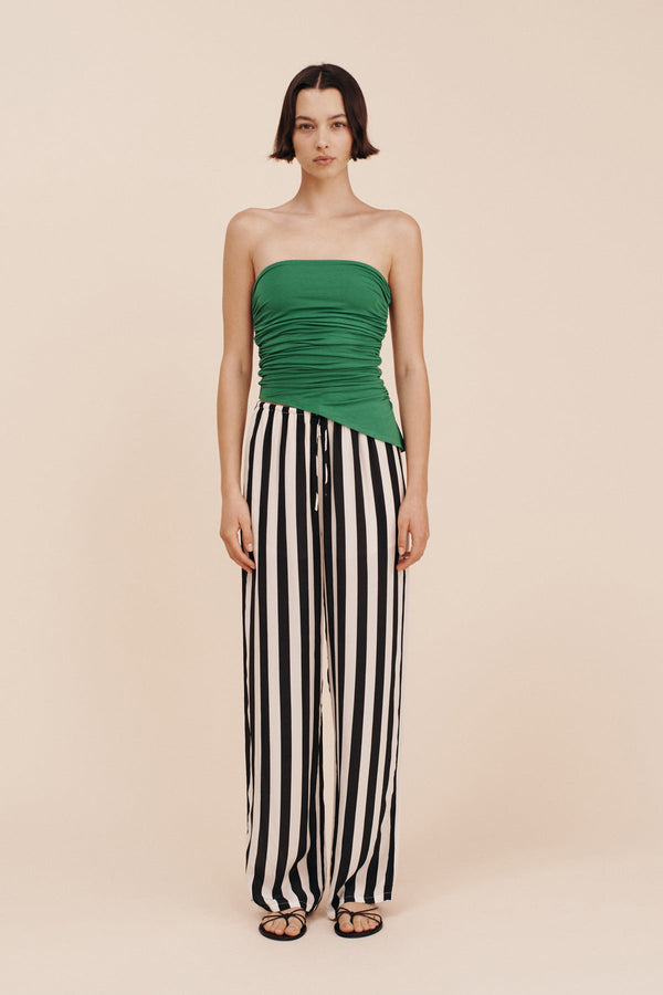 Next SIDE STRIPE WIDE LEG - Cargo trousers - black - Zalando.de