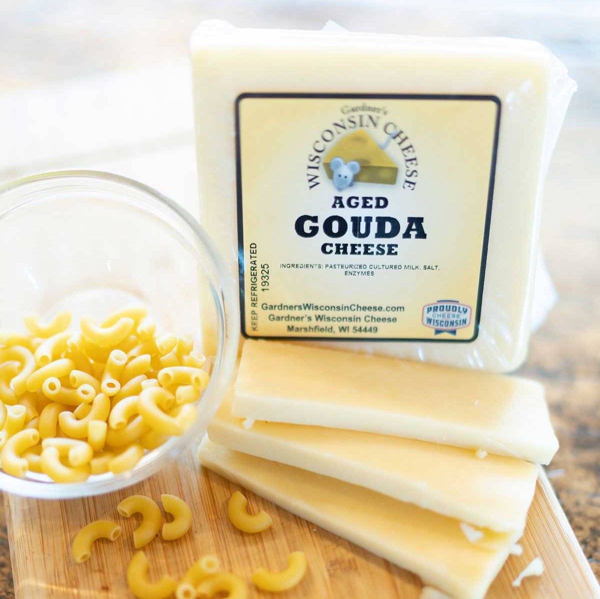 Aged Gouda - Gardners Wisconsin Cheese and product image