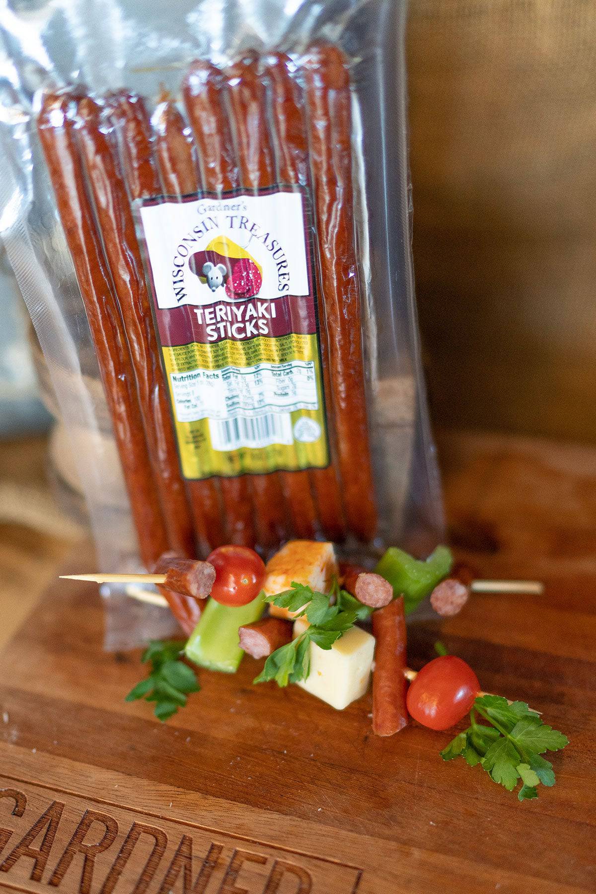 Teriyaki Snack Sticks - Gardners Wisconsin Cheese and product image