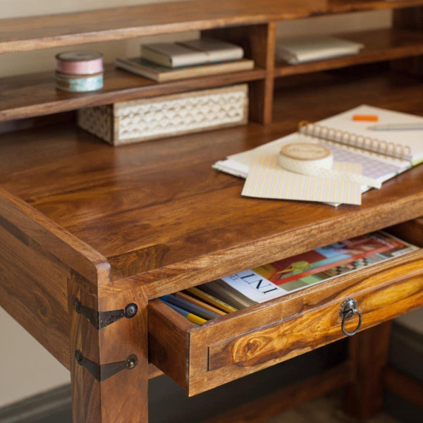 Study Table + Chair + Bookshelf — Laptop, computer table, Wood Work