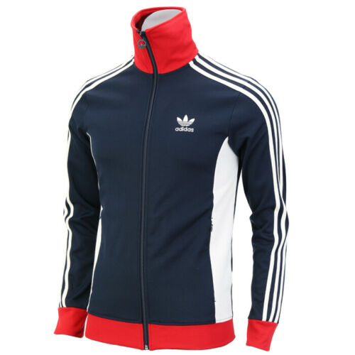 adidas europa black and red track top