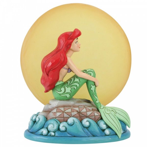 Mermaid by Moonlight (Ariel with Light up Moon Figurine) 0