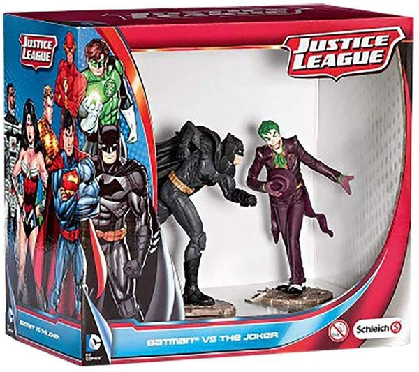 Schleich Batman vs. Joker Scenary Pack Figures 0