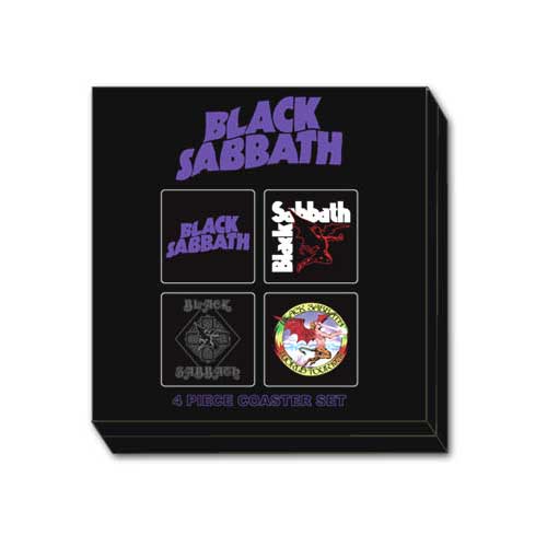 Black Sabbath Coaster Set - Classic Icons 1