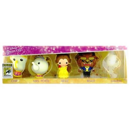 Beauty & the Beast 3D Figural Key Chain 5-Pack - San Diego Comic-Con Excl 0