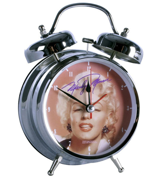 Marilyn Monroe 4 Double Bell Alarm Clock 0