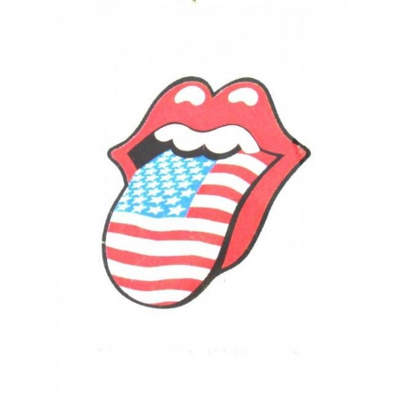 Rolling Stones Keychain USA Tongue Style 0
