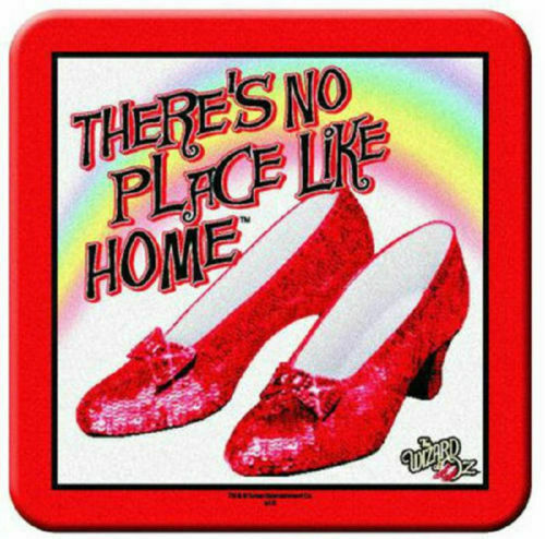 The Wizard of Oz Ruby Slippers, Theres No Place Like Home 8 Piece Coaster Set 0