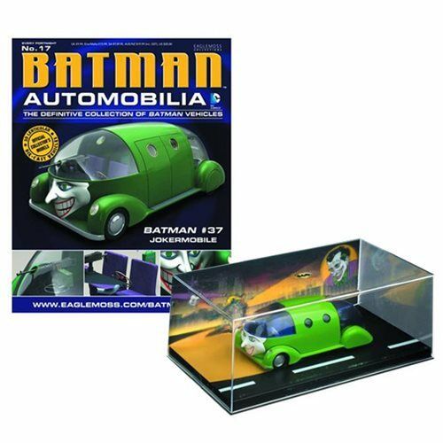 Batman Jokermobile Die-Cast Metal Vehicle with Collector Magazine 0