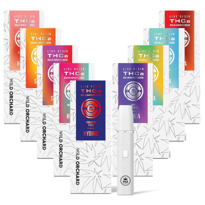 Wild Orchard Knockout HHC-R Live Resin Vapes – 2g