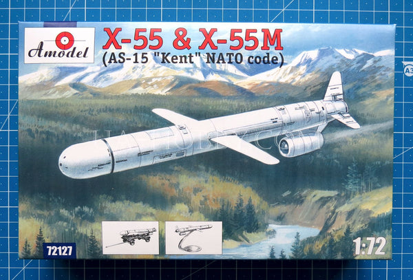 1/72  X-55 and X-55M (AS-15 Kent NATO code). Amodel 72127