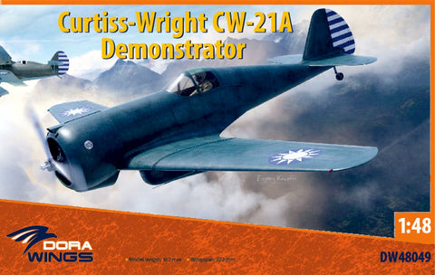 1/48 Curtiss-Wright CW-21B Interceptor. Dora Wings DW48046 – UA-hobby