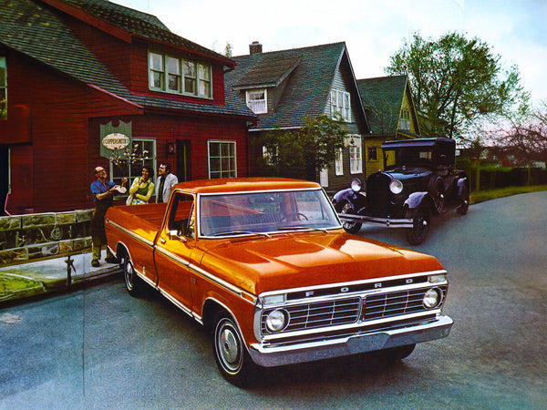 1974 Ford F100 pickup truck brochure