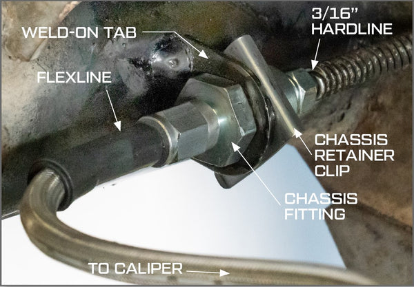 Wilwood Weld On Rear Brake Line Kit