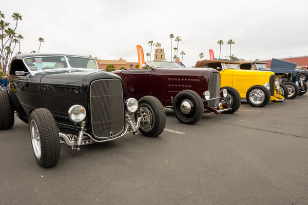 group of 1930s Ford Roadsters