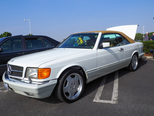 1989 Mercedes S-class Coupe with fake convertible top