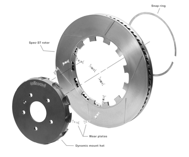 Wilwood's Dynamic Mount Lug-Drive Rotor and Hat