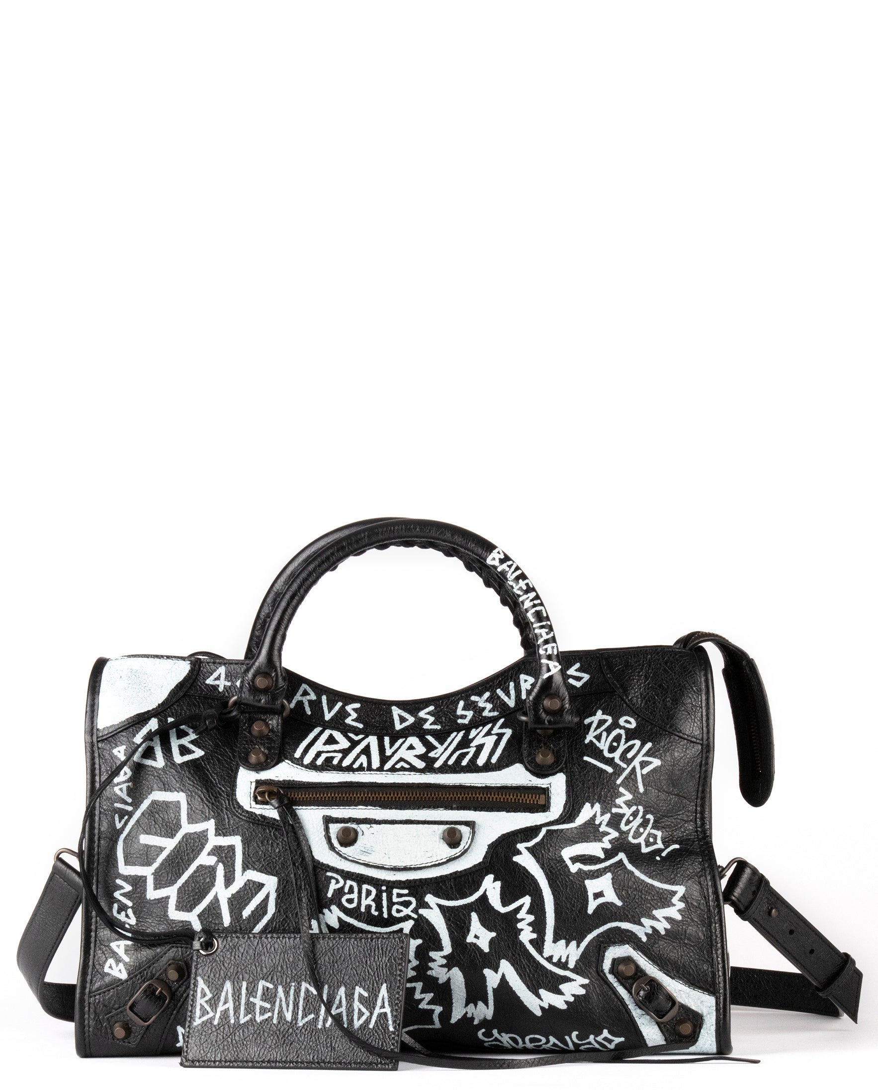 Khám phá 80 balenciaga city bag graffiti white hay nhất  trieuson5