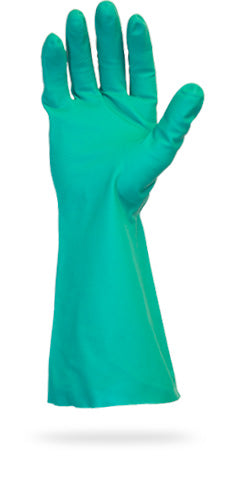 Nitrile Gloves 15 Mil Green