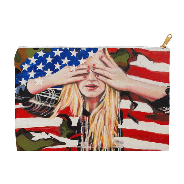 American Angst Zippered Accessory Pouch