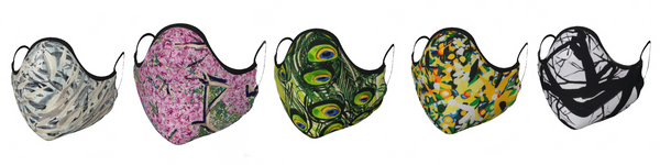 Cotton Face Masks by Annika's Art Shop