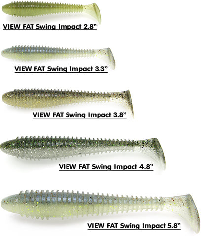 Keitech Fat Swing Impact 3.8 inch Soft Paddle Tail Swimbait - 30 Bait Pro  Pack