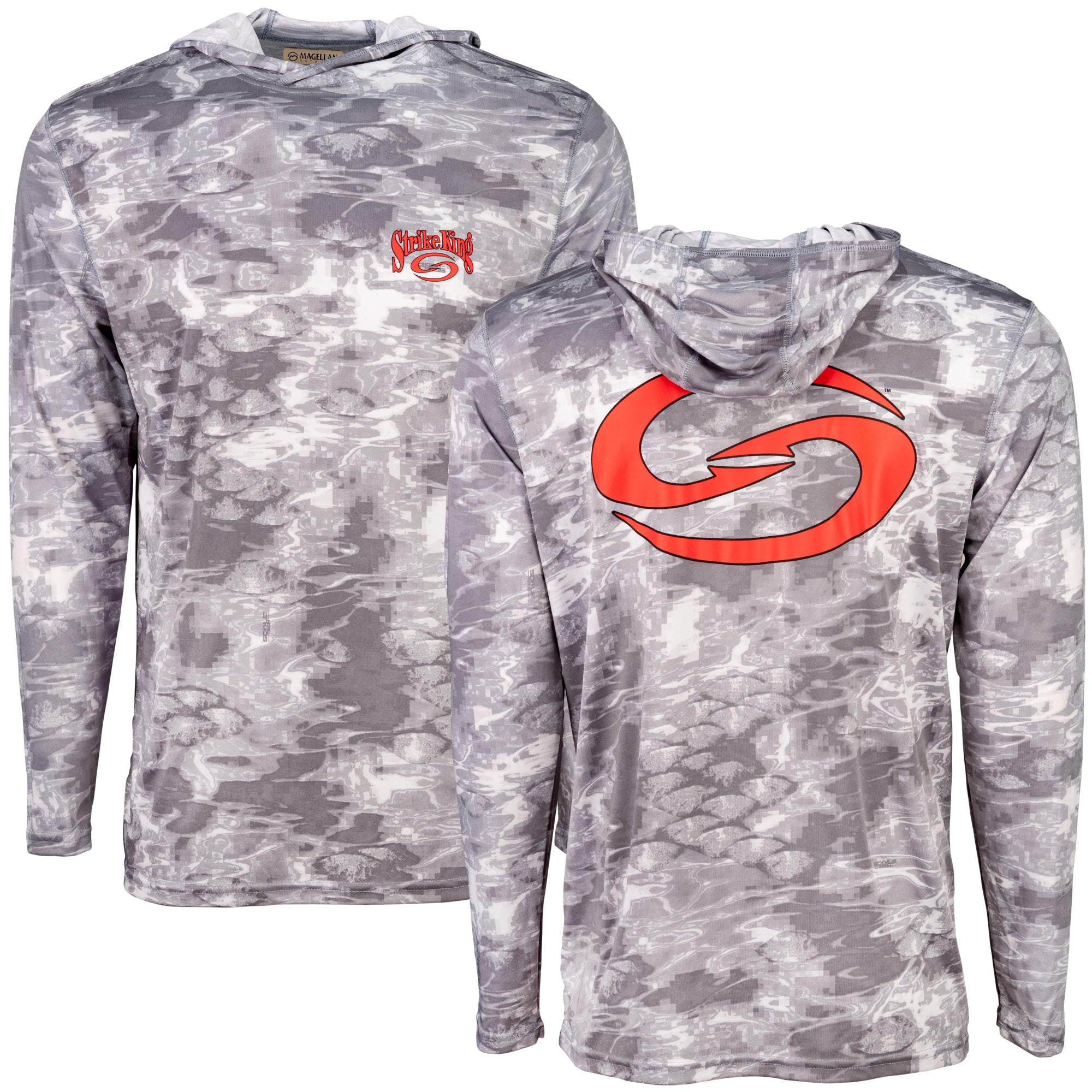 Strike King S Logo Moisture Management Hooded Long Sleeve | Pro Tackle ...