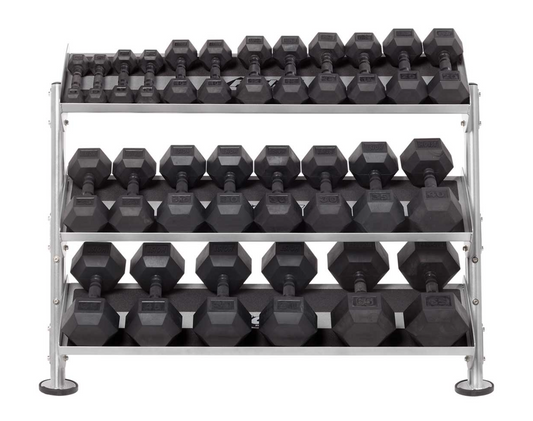 Titan 3 Tier Dumbbell Weight Rack – Total Fitness USA