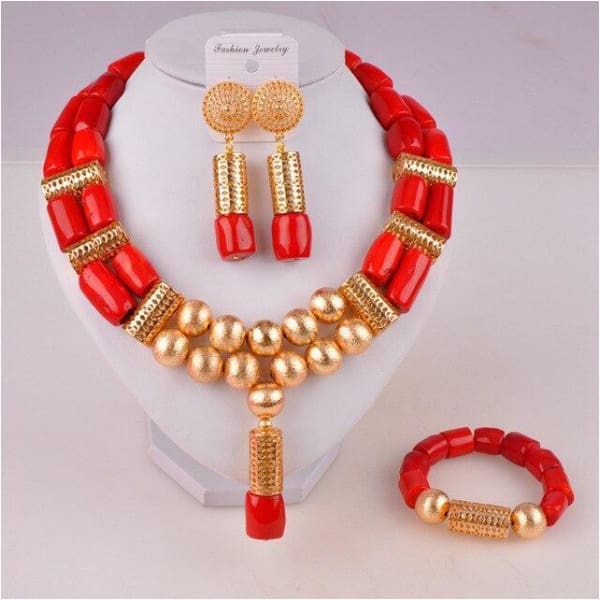 red coral jewelry