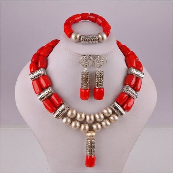 red coral jewellry